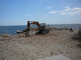I lavori sul porto di Savelletri